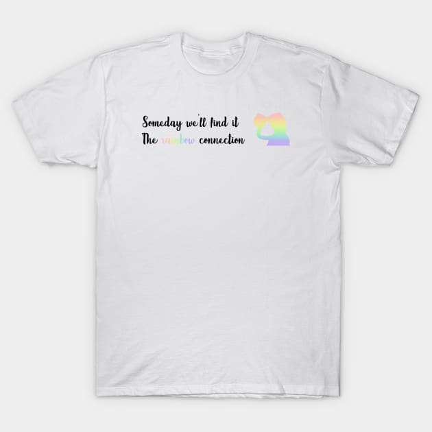 rainbow connection song lyrics T-Shirt by ballooonfish